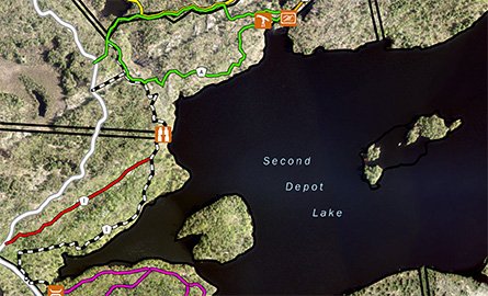 Second Depot Lakes Map
